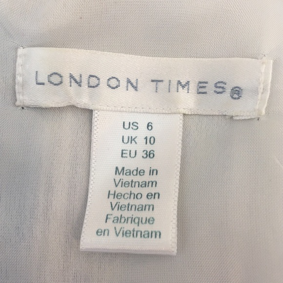 London Times Sleeveless Mini Shift Dress - Picture 4 of 5